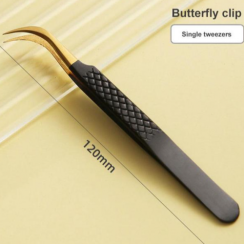 Tweezers for eyelash extensions 3D Butterfly clip