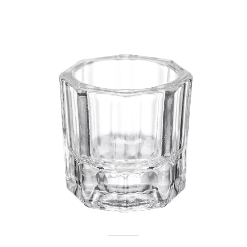 Скляний стакан для розведення фарби та хни