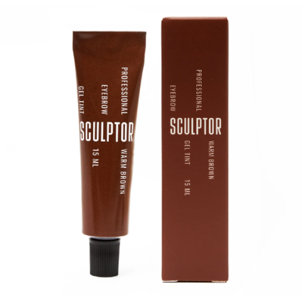 Гель фарба для брів WARM BROWN 15ml SCULPTOR