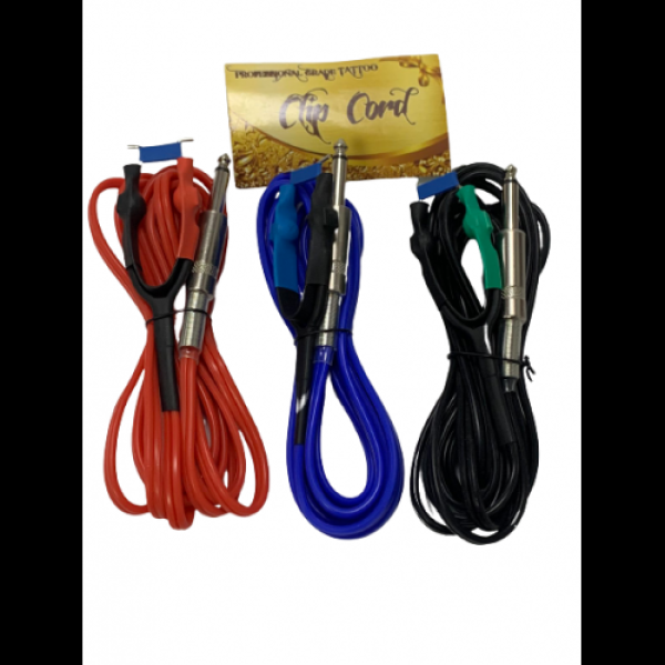 Professional grade silicone clip cord