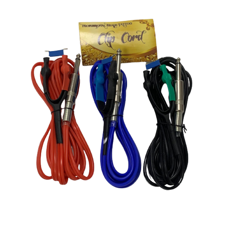 Professional grade silicone clip cord