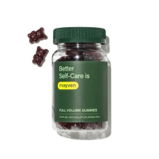 Mayven Full Volume Gummies – Chewable Vitamins for Hair Volume, 60 Gummies