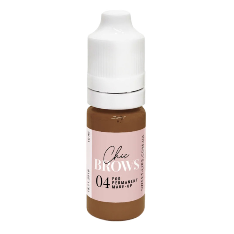 Пігмент для перманентного макіяжу Chic Brows №4