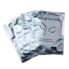 Hydrogel eye patches for eyelash lamination and extension