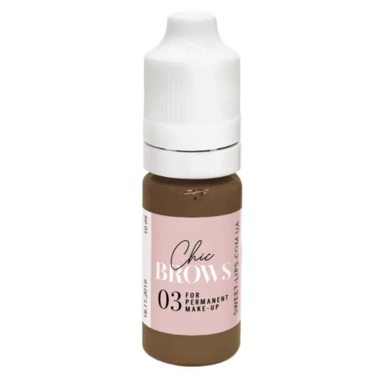 Пігмент для перманентного макіяжу Chic Brows №3