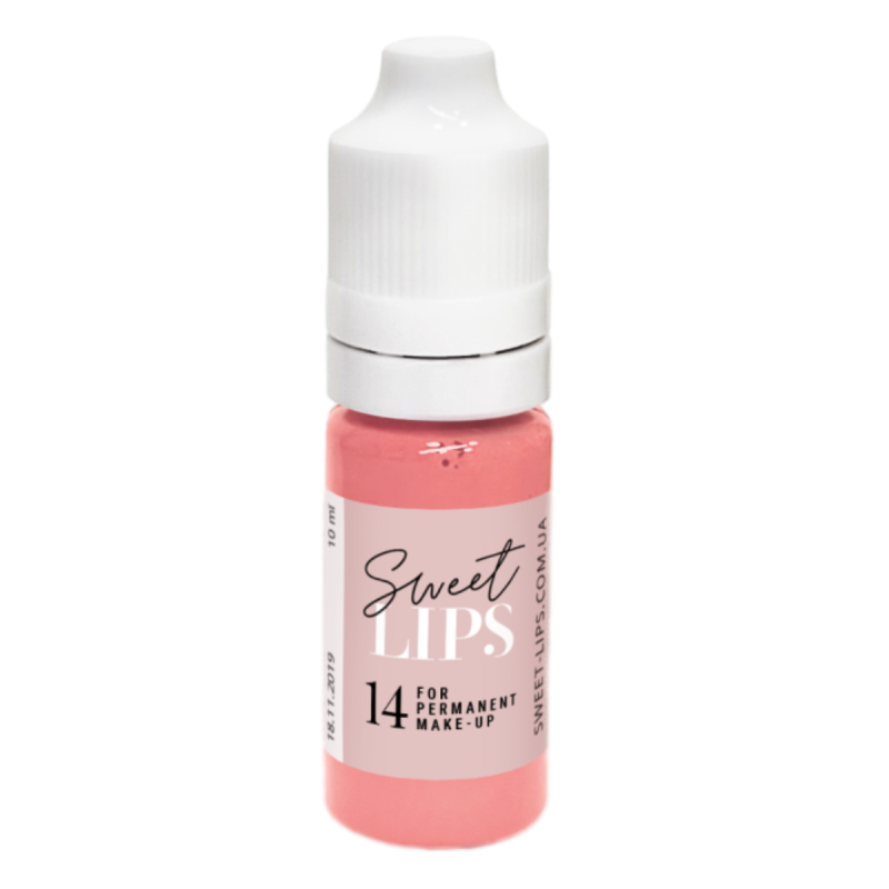 Пігмент для перманентного макіяжу SWEET LIPS № 14