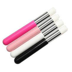 Brush for cleaning eyelashes and eyebrows, colored