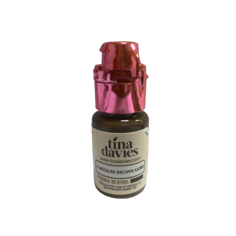 Пігмент для татуажу Perma Blend Tina Davies 3 Medium Brown LUXE