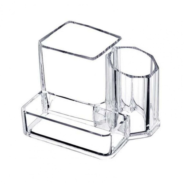 Organizer transparent with three compartments