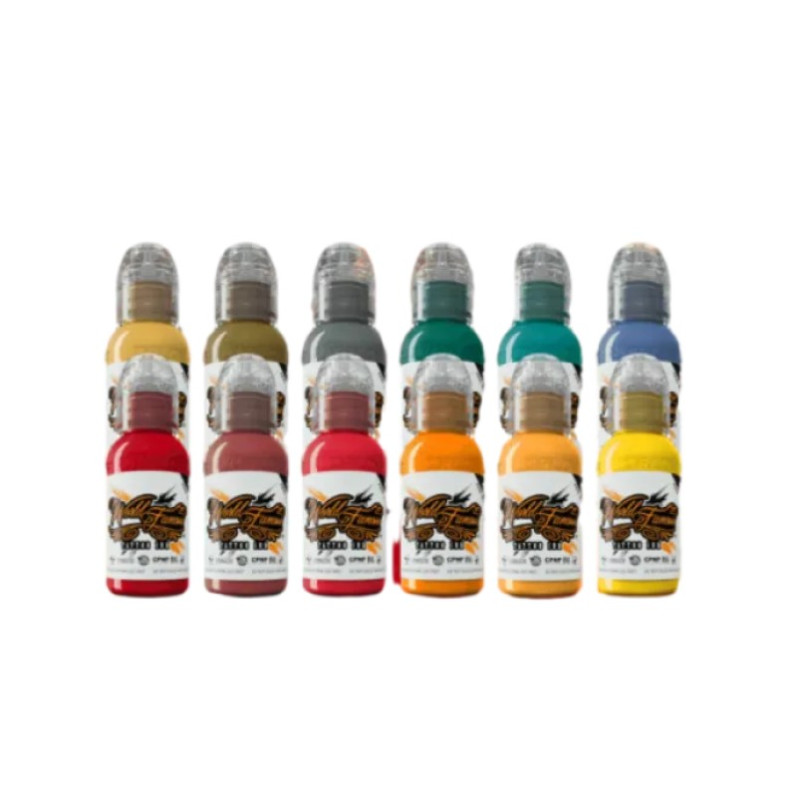 Набір фарб World Famous Ink - Jason Ackerman Serial Killer Set 12 x 30ml