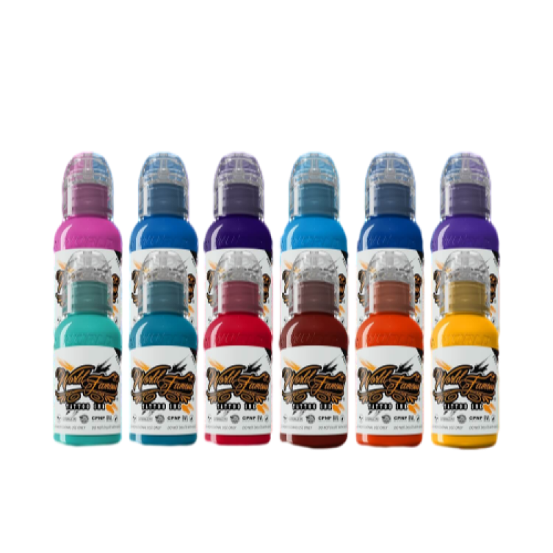 Набор красок World Famous Ink - Primary Color set 2 12 X 30ML