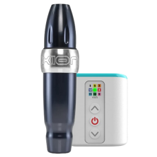 Xion S Gunmetal machine with Airbolt Mini wireless unit
