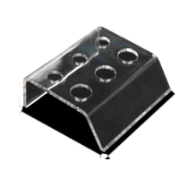Подставка под колпачки пластиковая прозрачная