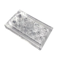 Підставка під ковпачки акрилова квадратна з 9-ма отворами