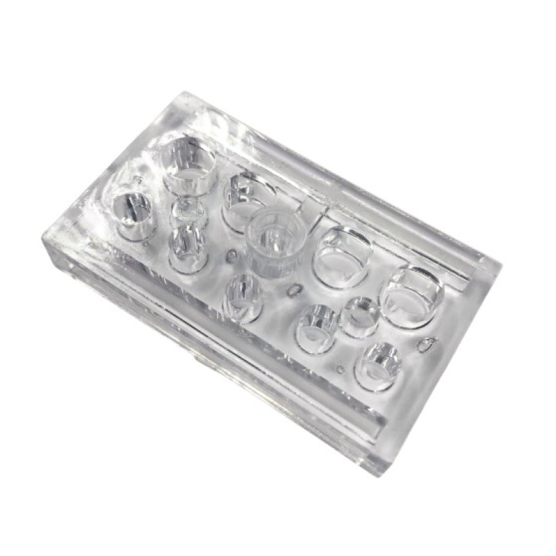 Підставка під ковпачки акрилова квадратна з 9-ма отворами