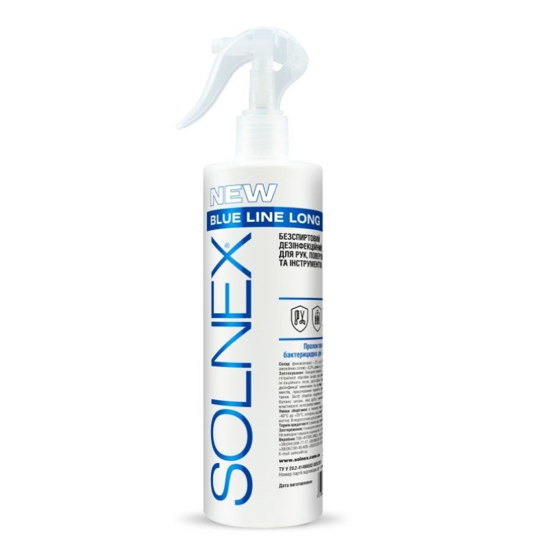 Засіб дезінфікуючий Blue Line Long Solnex