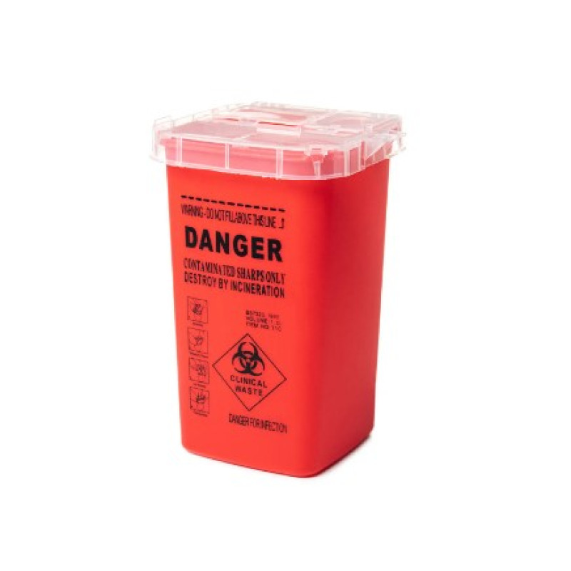 Container for disposal of cartridges and needles 9.5*15