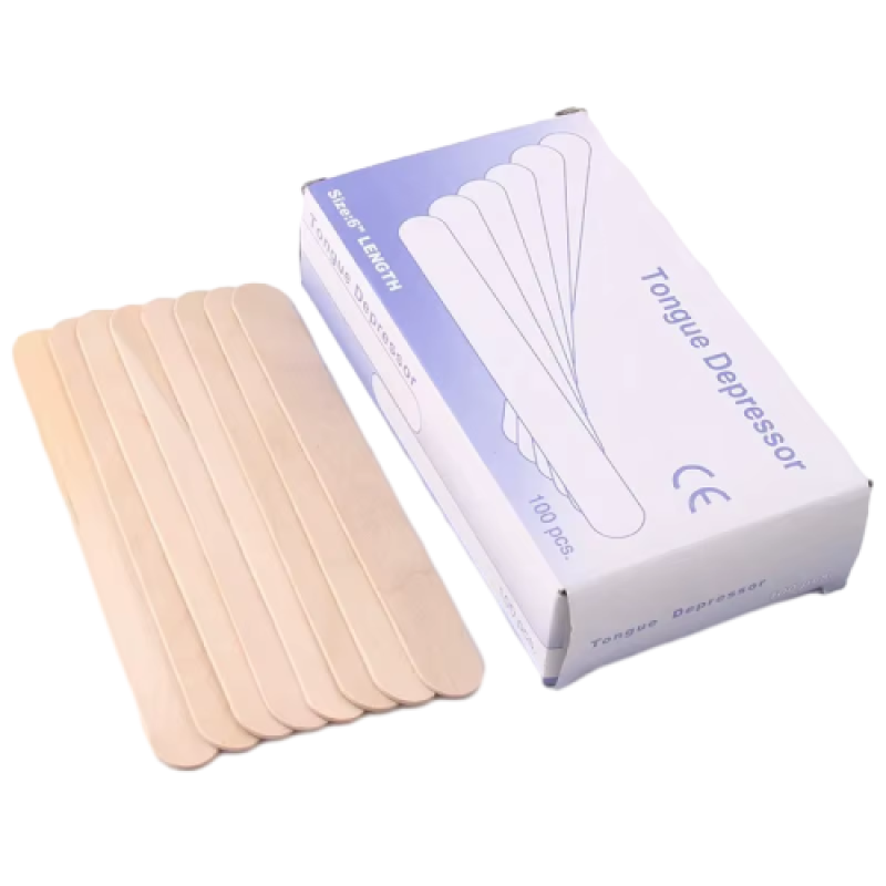 Шпатель дерев'яний Tongue Depressor 100шт