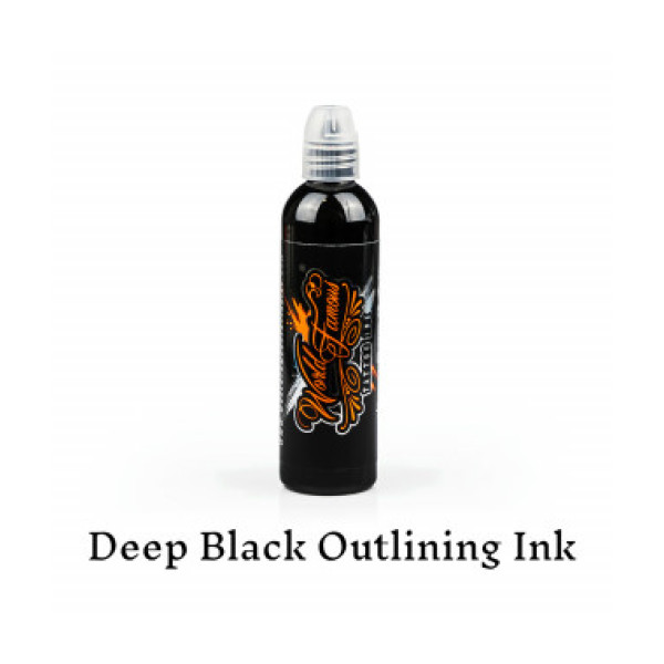 Краска World Famous Ink - JOSE PEREZ 120ML - DEEP BLACK OUTLINING INK №0