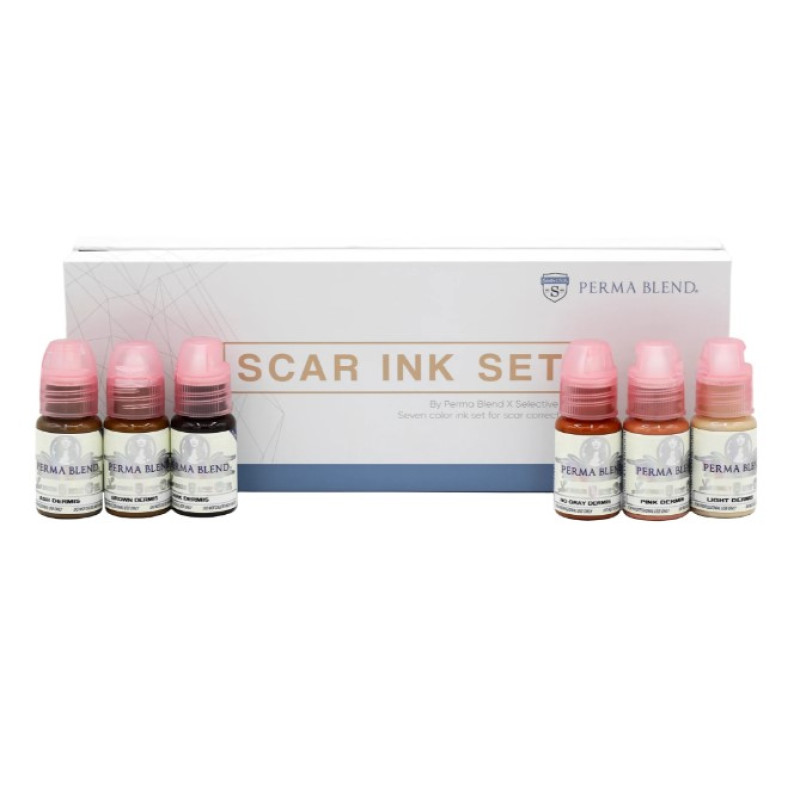 Набор пигментов для татуажа Perma Blend - Scar Set