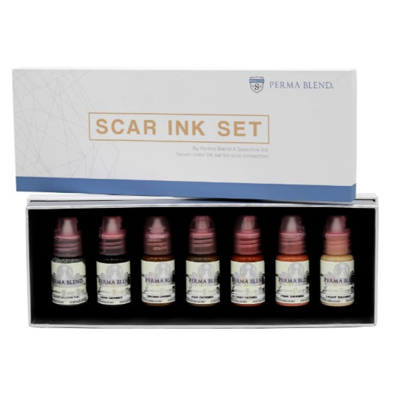 Набор пигментов для татуажа Perma Blend - Scar Set
