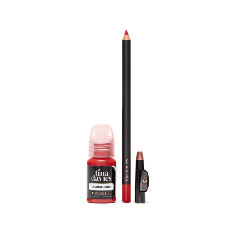 Пігмент для татуажу Perma Blend Tina Davies Lip Duo - Orange Coral