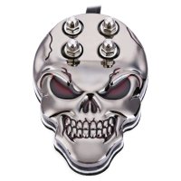 Metal pedal with Skull