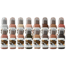 Набір фарб World Famous Ink - Pink Ribbon SET 16x30ml