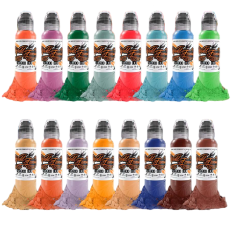 Набор красок World Famous Ink - ILya Foam's Animal Kingdom set 16x30ml