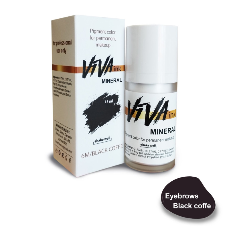 Пигмент Viva ink Mineral № M6 Black Coffe