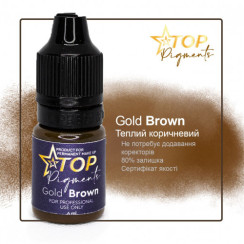 Tattoo pigment TOPpigments Gold Brown
