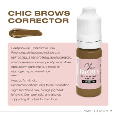 Пігмент для перманентного макіяжу Chic Brows Corrector