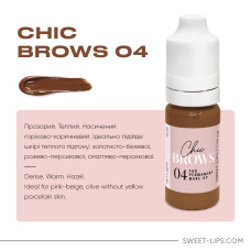 Пігмент для перманентного макіяжу Chic Brows №4