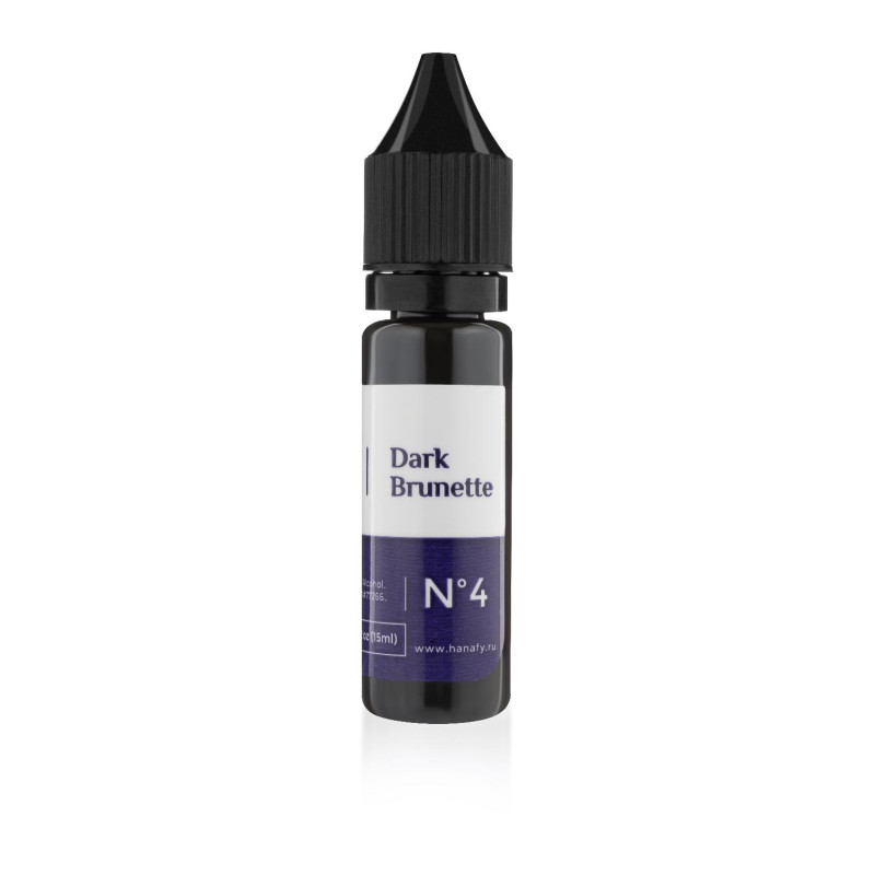 Пигмент Hanafy № 4 Dark Brunette (для бровей)