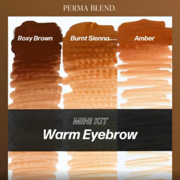 Набір для татуажу Perma Blend - Warm Eyebrow Mini Set