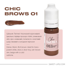 Пигмент для перманентного макияжа Chic Brows №1