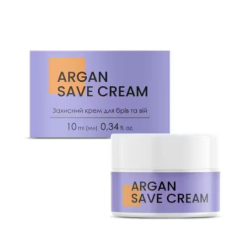 Захисний аргановий крем для брів та вій Save Cream Argan Joly:Lab