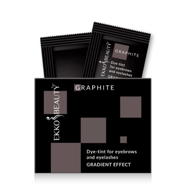 Краска-тинт для бровей и ресниц Gradient Effect Graphite EKKO BEAUTY