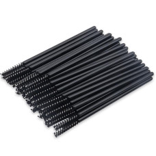 Disposable micro eyelash brushes black