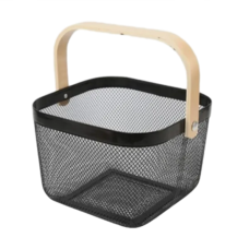 Basket with BLACK handle