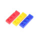 Silicone rectangular stand with 3 holes mix