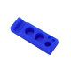 Silicone rectangular stand with 3 holes mix