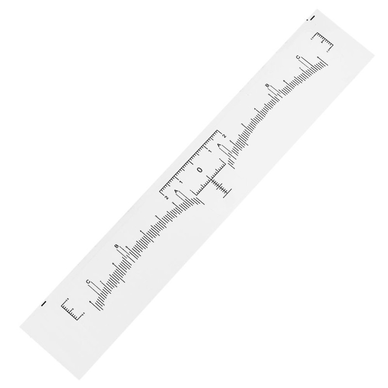 Одноразовая самоклеющаяся линейка для бровей