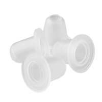 Silicone caps 6-8 mm with a round bottom 100 pcs