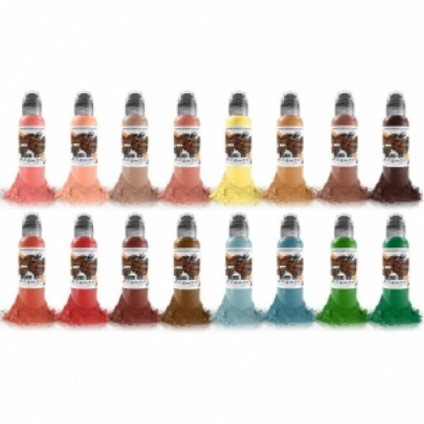 Набор красок World Famous Ink - Oleg Shepelenko Color Set 16 x 30ml