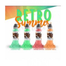 Набір фарб World Famous Ink - Damian Gorski Retro Summer set 4