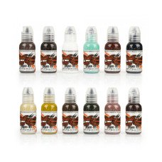 Набір фарб World Famous Ink - Pony Lawson VINTAGE RESERVE SET - 12X30ML