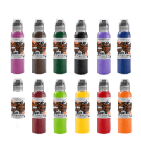 Набор красок World Famous Ink - Primary Color set 1 12 X 30ml