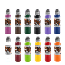 Набор красок World Famous Ink - Primary Color set 1 12 X 30ml
