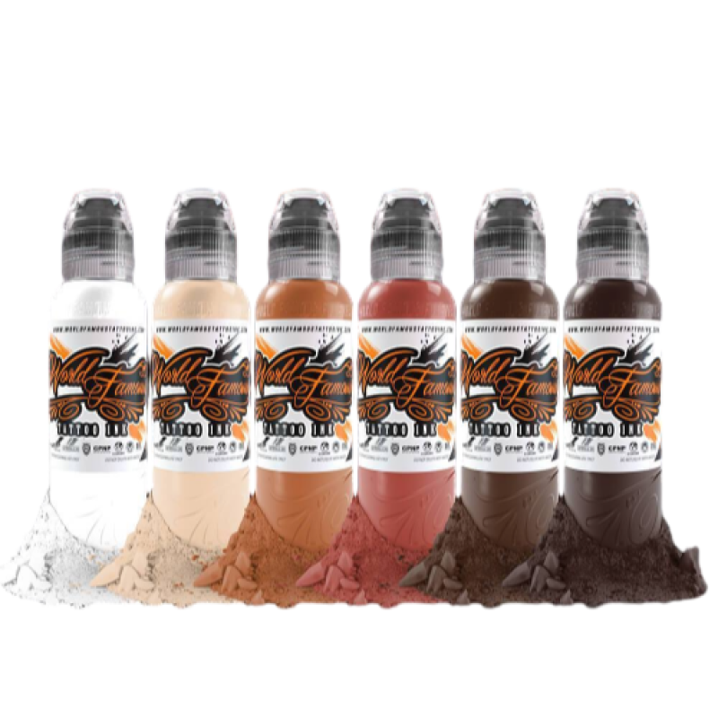 Набір фарб World Famous Ink - Michele Turco Portrait set-6x30 ml